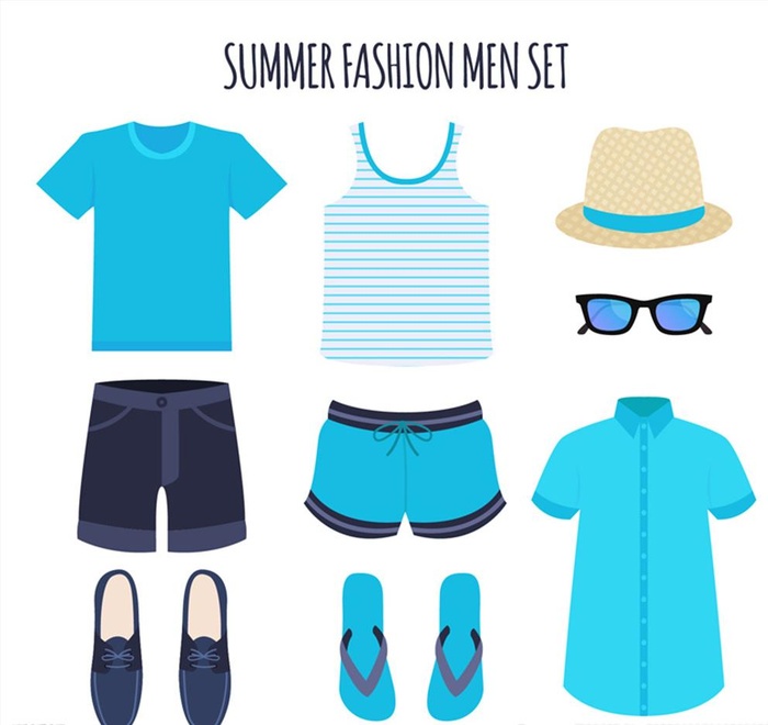 矢量衣服元素图片