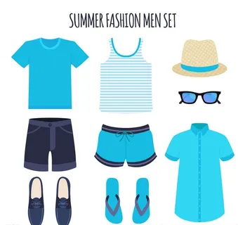 矢量衣服元素图片