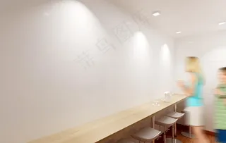 特色餐厅的场景样机素材图片