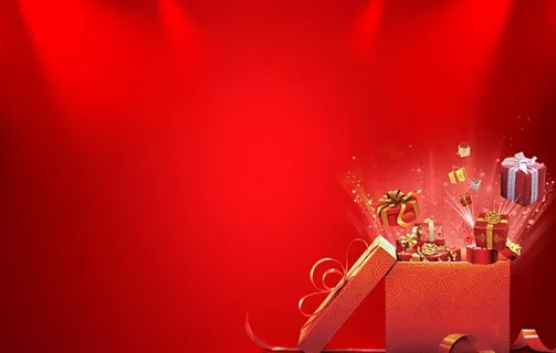 礼品活动背景板展销特价礼盒图片