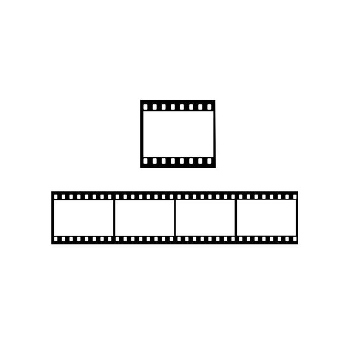 免抠电影胶片胶卷复古元素图片