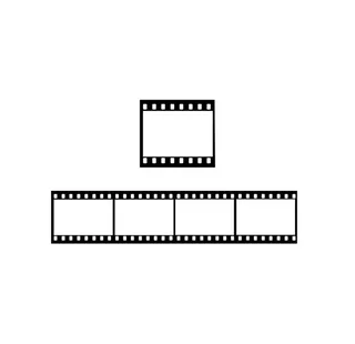 免抠电影胶片胶卷复古元素图片
