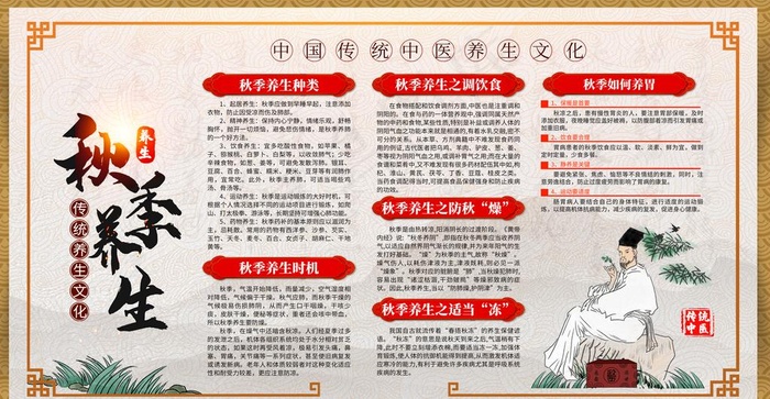 秋季养生图片