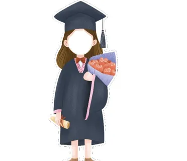 学士服人形立架图片