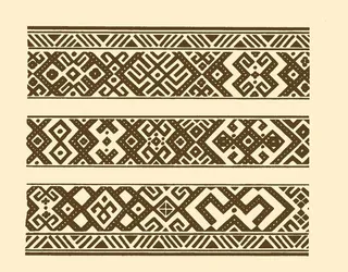 瑶族织花图案图片