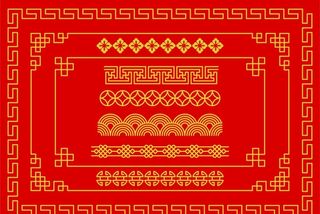 Ai矢量中式花纹图片