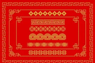 Ai矢量中式花纹图片