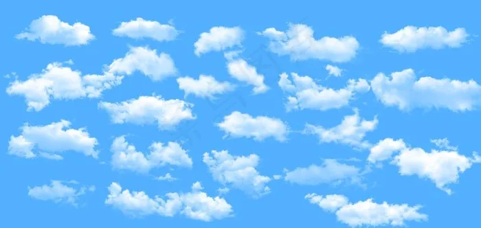 云朵图片(3937x1986)psd模版下载
