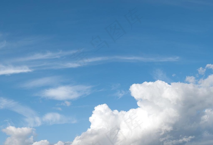 蓝天白云背景图片