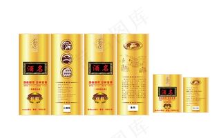 酒盒+酒标图片