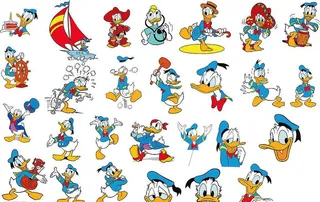 开心的唐老鸭图片