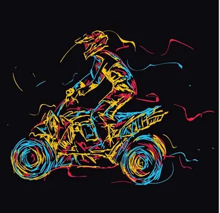 摩托车简笔画图片