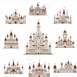 西式城堡素材图片