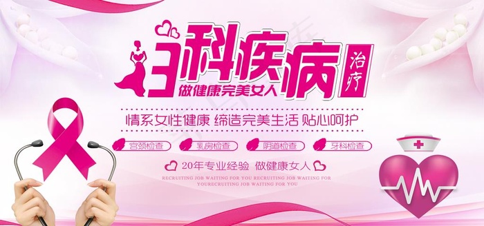 医院妇科宣传图片
