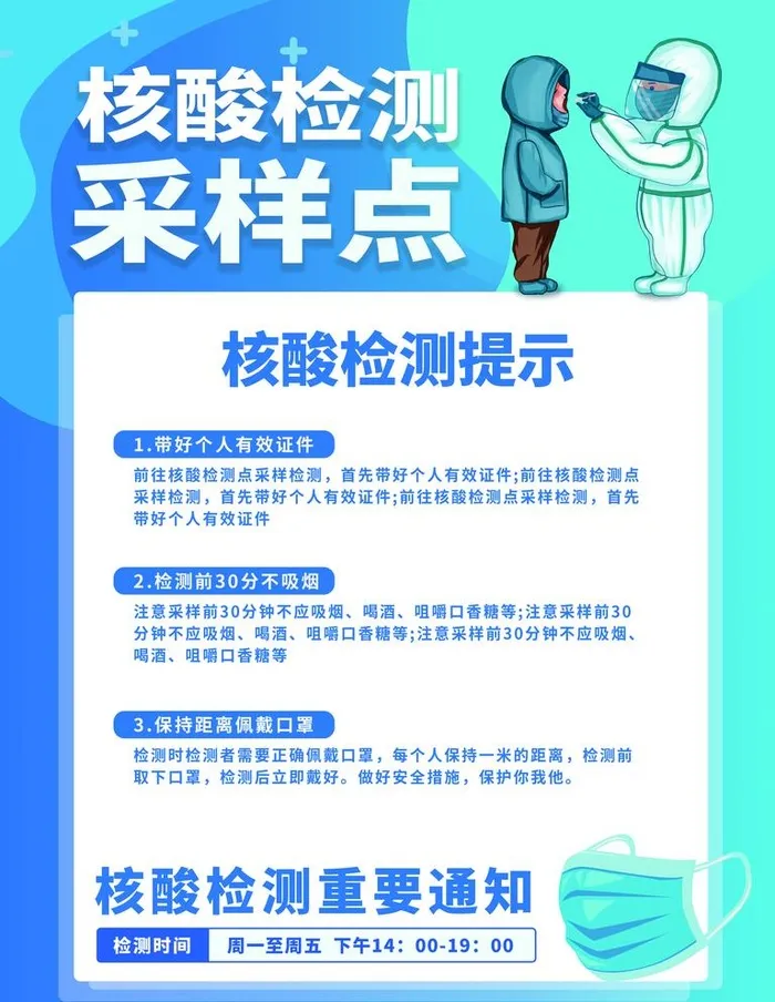 核酸检测图片(3543x4724)psd模版下载