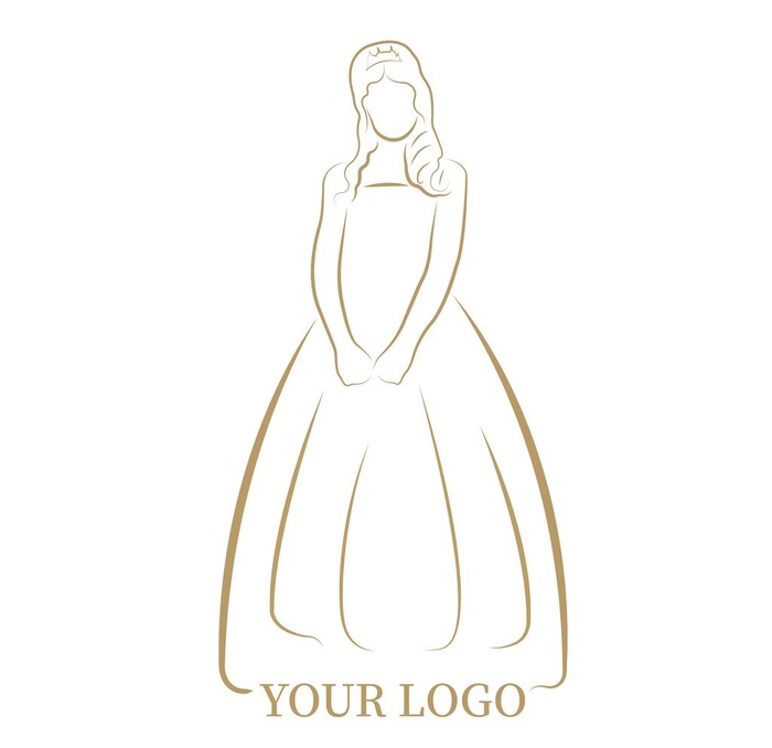 新娘婚庆logo图片ai矢量模版下载