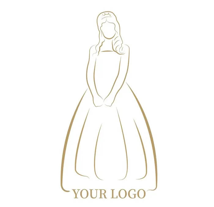 新娘婚庆logo图片ai矢量模版下载