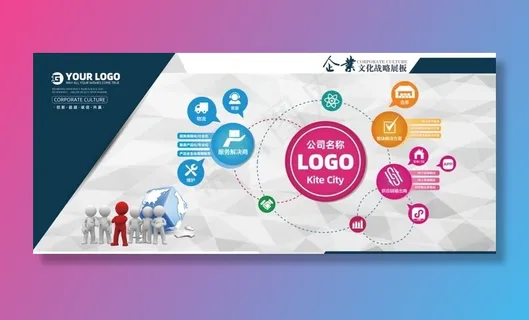 企业文化墙图片