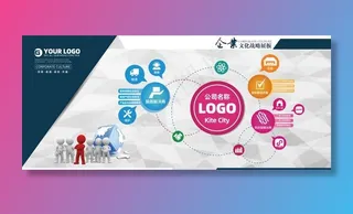 企业文化墙图片