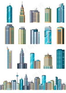 摩天大楼的建筑物图片