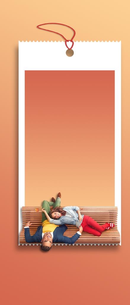 系列海报图片(750x1630)psd模版下载