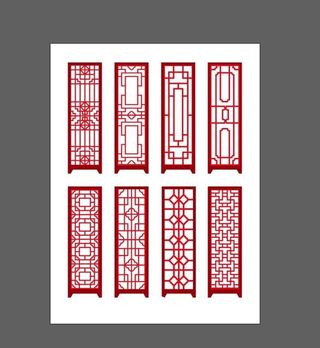 中式花窗图片