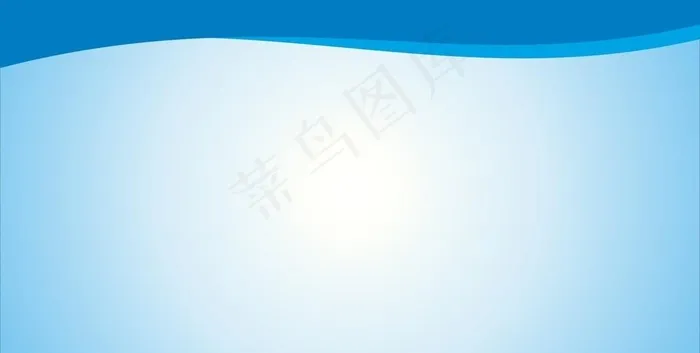 蓝色展板图片cdr矢量模版下载