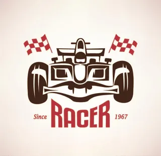 手绘赛车矢量图下载图片