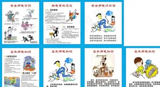 安全用电漫画 用电常识 知识图片
