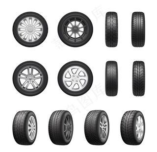 矢量轮胎图片