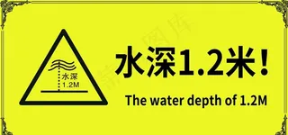 水深1.2米图片