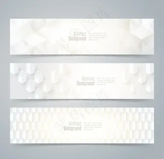 菱形背景横幅图片