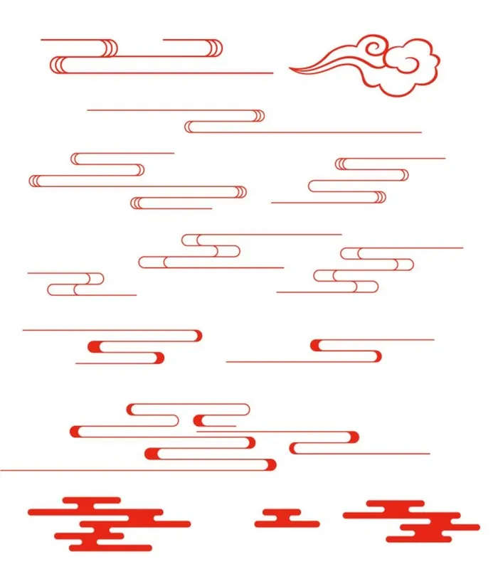 祥云图片ai矢量模版下载