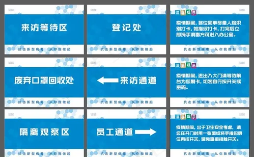 疫情期间办公指引图片