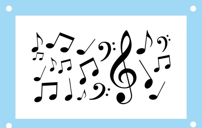矢量素材卡通音符图片