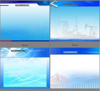 油田展板图片