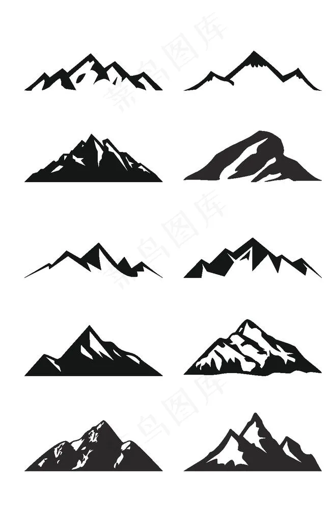 雪山素材图片