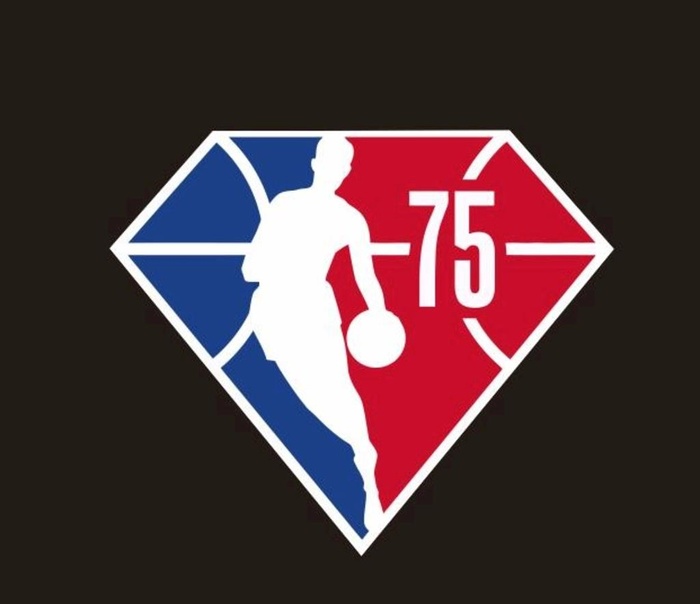 NBA75周年标志图片