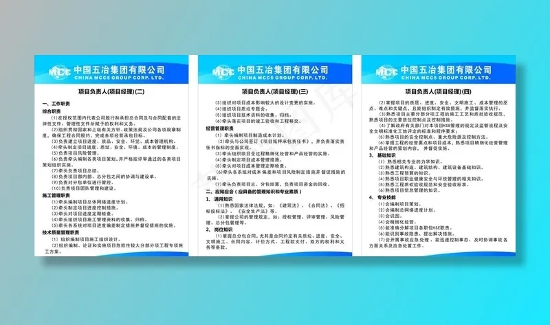 中国五冶制度牌图片cdr矢量模版下载