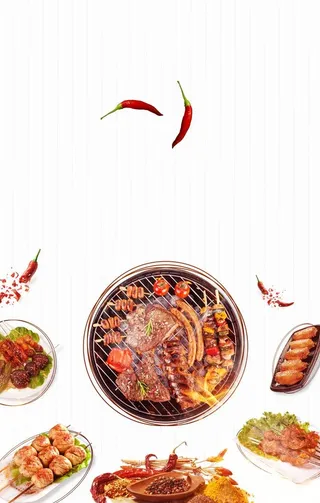 烧烤素材图片