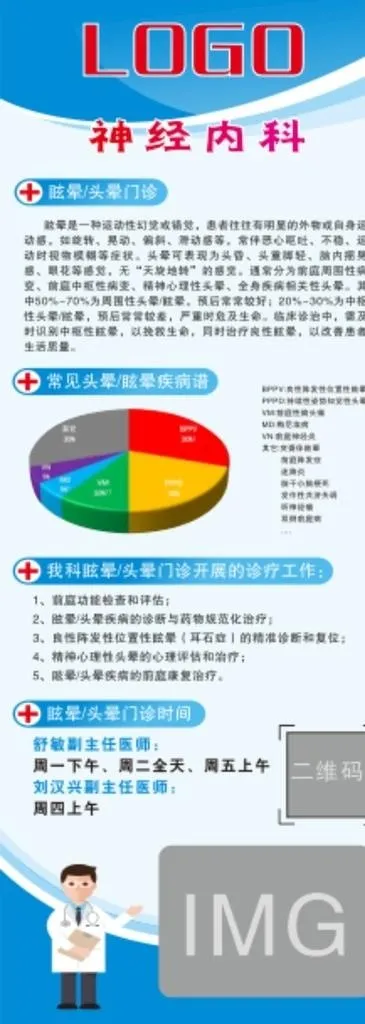 医院展架图片cdr矢量模版下载