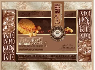 欧式月饼包装图片