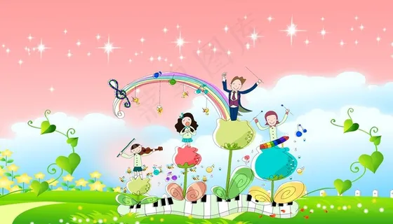 儿童卡通画图片