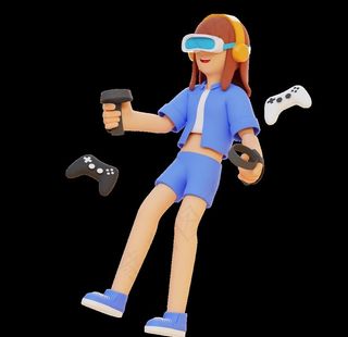 c4d卡通VR人物图片