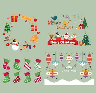 圣诞节元素免扣图片