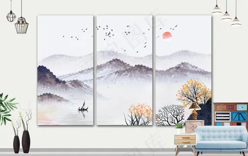 山水画图片 山水画图片