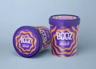 冰淇淋碗样机图片