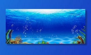 鱼缸背景图片