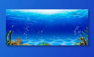 鱼缸背景图片