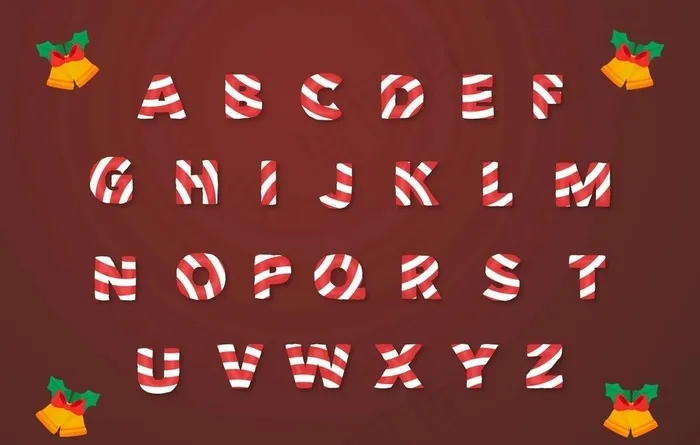 字母 数字 英文图片ai矢量模版下载